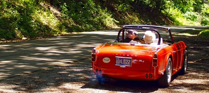 John Gloninger 1963 Triumph TR-4 - Kick-Off Rallye - Matthew Little #PVGP Pittsburgh Vintage Grand Prix